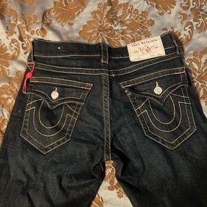 True Religion Billy Relaxed Bootcut Jeans 30